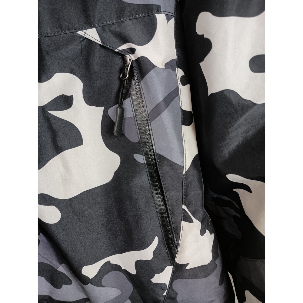 White Camo Jacket Vator 189 Fur Lined Hooded Jacket - Picture 2 of 12